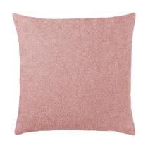 Capa Almofada Quadrada Bouclé 43x43 Zíper Invisível, Texturizado