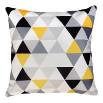 Capa Almofada Quarto Sala Sofá Poltrona Triângulo Cor 45x45 Capa Almofada Quarto Sala Sofá Poltrona Triângulo Cor 45x45