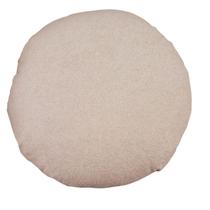 CAPA ALMOFADA REDONDA BOUCLE DIVERSAS CORES 43x43