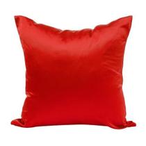 Capa Almofada sala quarto cozinha 40x40 Cetim zíper 02 un