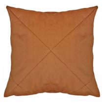 Capa Almofada Suede Decorativa Costura Drapeada Baixa Colorida 50x50 Capa Almofada Suede Decorativa Costura Drapeada Baixa Colorida 50x50