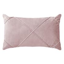 Capa Almofada Suede Lisa com Costura Drapeada 48x30 Capa Almofada Suede Lisa com Costura Drapeada 48x30