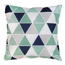 Capa Almofada Triângulos e Geométricas Sarja Decoração Sala 45x45
