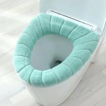 Capa Almofadada Para Assento Sanitario SNH21 Snel Home Cor: Verde Capa Almofadada Para Assento Sanitario SNH21 Snel Home Cor: Verde