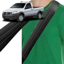 Capa Almofadada Protetora Com Espuma para Cinto FIAT STRADA 1996 A 2012 TODOS de Segurança com Eleg