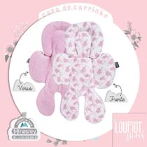Capa Anatômica para Carrinho e Bebê Conforto Loupiot Temas REF5244 Rosa Capa Anatômica para Carrinho e Bebê Conforto Loupiot Temas REF5244 Rosa