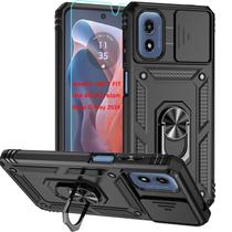 Capa Androgate para Moto G Play 2024 com Anel Giratório 360 e Suporte Capa Androgate para Moto G Play 2024 com Anel Giratório 360 e Suporte