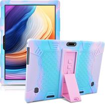 Capa Android de 10 polegadas compatível com Yuntab K107/K17, capa protetora para ZONKO 10.1, Foren tek 10, Lectrus 10.1, Hoozo 10, Winsing 10, YELLYOUTH 10, Pavoma 10, KOOA 10, verde e rosa