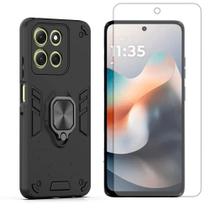 Capa Anel Armor Para Motorola Moto G56 + Pelicula Hidrogel - GR Global Revolution