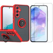 Capa Anel Fosca Para Samsung Galaxy A35 + Pelicula Hidrogel