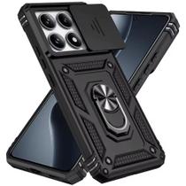 Capa Anel Magnetico Anti Impacto Para Xiaomi 15T Cor:Preto Capa Anel Magnetico Anti Impacto Para Xiaomi 15T Cor:Preto