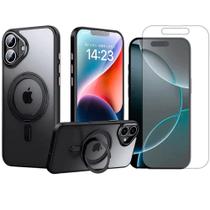Capa Anel Magsafe Compatível Com iPhone 16 Plus Pelicula Hidrogel Capa Anel Magsafe Compatível Com iPhone 16 Plus Pelicula Hidrogel
