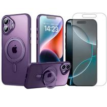 Capa Anel Magsafe Compatível Com iPhone 16 Plus Pelicula Hidrogel Capa Anel Magsafe Compatível Com iPhone 16 Plus Pelicula Hidrogel