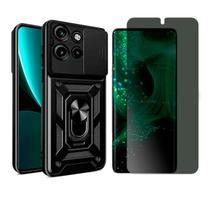 Capa Anel Para Motorola Moto Edge 50 5g + Pelicula Privacy Capa Anel Para Motorola Moto Edge 50 5g + Pelicula Privacy