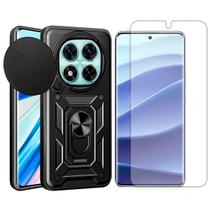 Capa Anel Para Redmi Note 14 Pro 5G + Pelicula Hidrogel