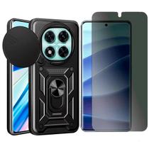 Capa Anel Para Redmi Note 14 Pro 5G + Pelicula Privacy Capa Anel Para Redmi Note 14 Pro 5G + Pelicula Privacy