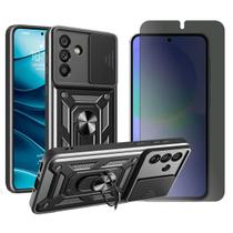 Capa Anel Para Samsung Galaxy A56 + Pelicula Privacidade