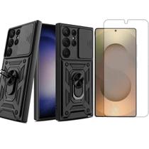 Capa Anel Para Samsung Galaxy S25 Ultra + Pelicula Hidrogel Capa Anel Para Samsung Galaxy S25 Ultra + Pelicula Hidrogel