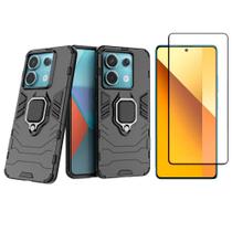 Capa Anel Para Xiaomi Redmi Note 13 Pro 5G + Pelicula 9D