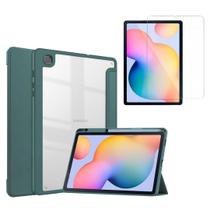 Capa ângulos suporte diferentes + película Para Tab S6 Lite