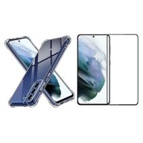 Capa Anti Impacto + 2x Películas de Vidro 3D para Samsung Galaxy S21 FE
