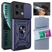 Capa Anti impacto/Anti shock para Xiaomi Redmi Note 13 Pro 4g / Poco M6 Pro 4g proteção para câmera + Película Hidrogel Capa Anti impacto/Anti shock para Xiaomi Redmi Note 13 Pro 4g / Poco M6 Pro 4g proteção para câmera + Película Hidrogel