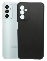 Capa Anti Impacto Aveludada Preta Para Galaxy M13 M23