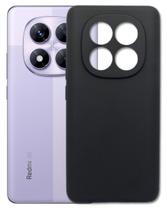 Capa Anti Impacto Aveludada Preta Para Redmi Note 14 Pro 5g Capa Anti Impacto Aveludada Preta Para Redmi Note 14 Pro 5g