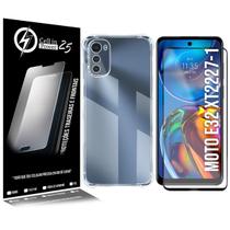 Capa anti impacto compativel Moto E32 XT2227 6.5 + Película De Vidro 3D - Cell In Power25 Capa anti impacto compativel Moto E32 XT2227 6.5 + Película De Vidro 3D - Cell In Power25