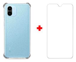 Capa Anti Impacto Compatível Redmi A1+ Plus + Pelicula Vidro