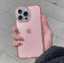 Capa Anti-Impacto de Glitter Compatível com iPhone 14 Pro - Pop Acessórios