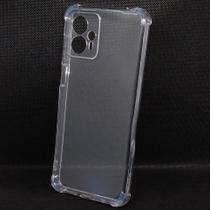 Capa anti-impacto em silicone compatível com motorola moto g23 (tela: 6.5") (4g) cor:transparente