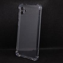Capa anti-impacto em silicone compatível com samsung galaxy a04 (tela: 6.5") (4g) cor:transparente