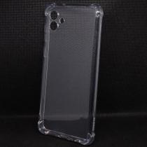 Capa anti-impacto em silicone compatível com samsung galaxy a04e (tela: 6.5") (4g) cor:transparente