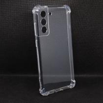 Capa anti-impacto em silicone compatível com samsung galaxy s21 fe (tela: 6.4") (5g) cor:transparente