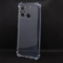 Capa anti-impacto em silicone compatível com xiaomi redmi 12c (tela: 6.71") (4g) cor:transparente