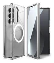 Capa Anti Impacto Magnética Indução Para Galaxy Z Fold 5 5g Clear Case Premium