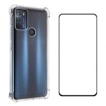 Capa Anti Impacto Motorola Moto G20 + Película 5D Ceramic Tela Inteira