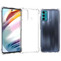 Capa Anti Impacto Motorola One+pelicula Vidro Temperado 3d