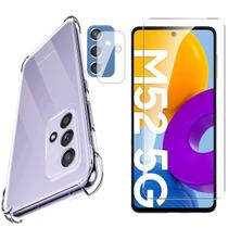 Capa Anti Impacto p Samsung Galaxy M52 5G + Peli Vidro + Cam - Inboxmobile