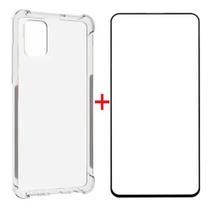 Capa Anti Impacto Para Galaxy A31 + Película Vidro 3D Capa Anti Impacto Para Galaxy A31 + Película Vidro 3D