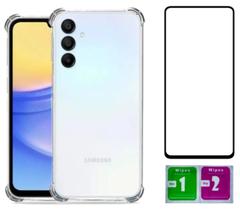 Capa Anti Impacto Para Galaxy M55 + Pelicula Vidro 3d