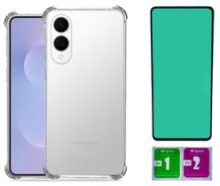 Capa Anti Impacto Para Galaxy S25 Edge + Pelicula Ceramica - Mustangshop