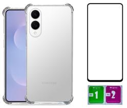 Capa Anti Impacto Para Galaxy S25 Edge + Pelicula Vidro 3d