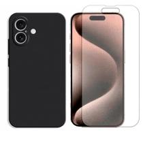 Capa Anti Impacto Para iPhone 16 Plus + Pelicula Hidrogel