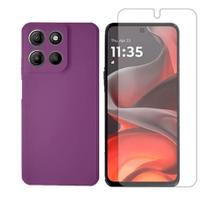 Capa Anti Impacto Para Motorola Moto G15 + Pelicula Hidrogel