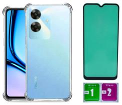 Capa Anti Impacto Para Realme Note 60 + Pelicula Ceramica