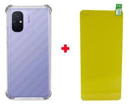 Capa Anti Impacto Para Redmi 12c + Pelicula Gel Tela Toda Capa Anti Impacto Para Redmi 12c + Pelicula Gel Tela Toda