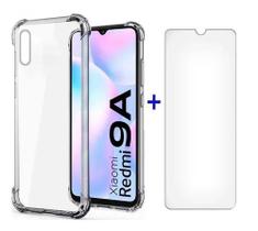 Capa Anti Impacto Para Redmi 9a + Pelicula Vidro Temperado Capa Anti Impacto Para Redmi 9a + Pelicula Vidro Temperado