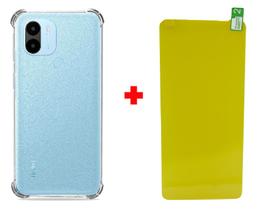 Capa Anti Impacto Para Redmi A1+ Plus + Pel. Gel Tela Toda Capa Anti Impacto Para Redmi A1+ Plus + Pel. Gel Tela Toda